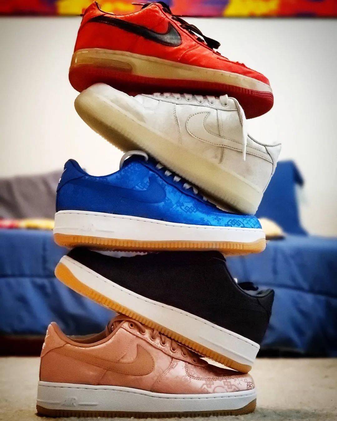 clot x 耐克联名"黑丝绸熊"泄露,鞋又要补货?