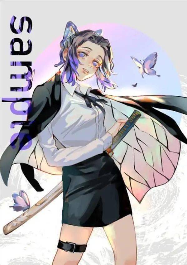 鬼灭之刃系列之西装版鬼杀队精美插画图集无惨和上弦不遑多让