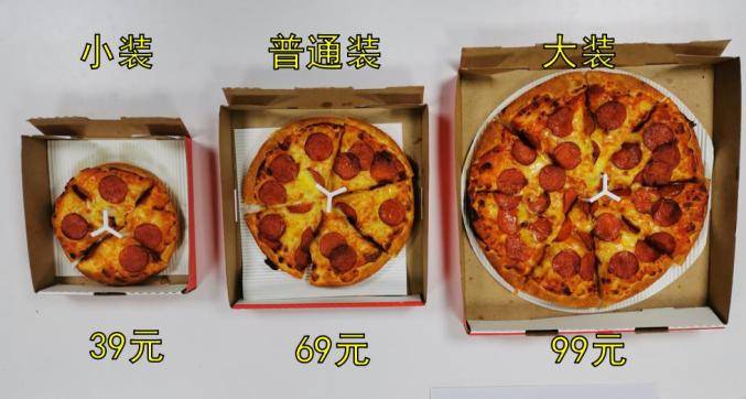 9寸12寸披萨对比图片