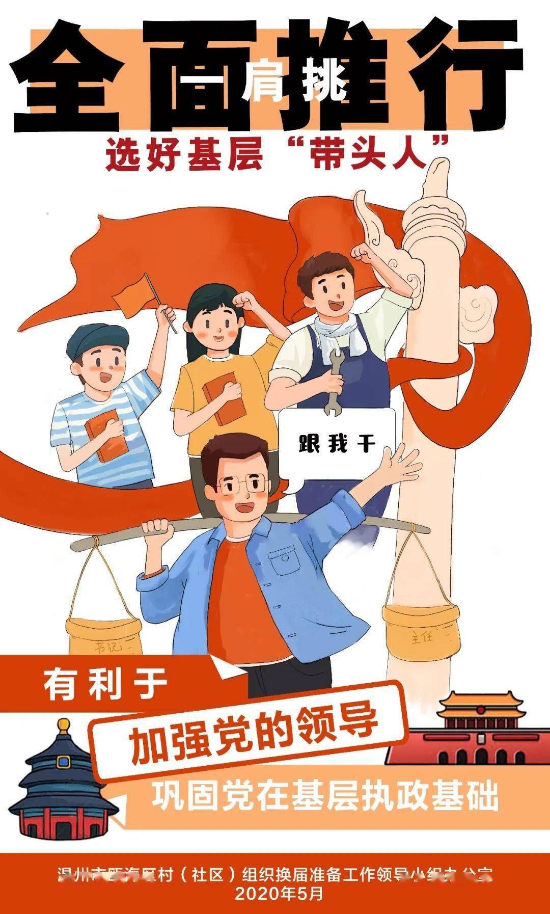 全面推行一肩挑选好基层带头人