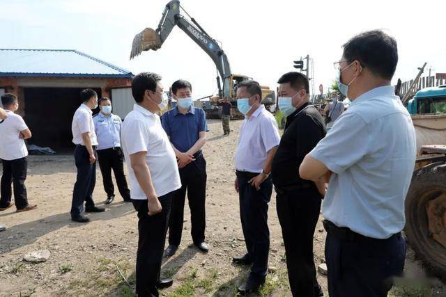 黑河市政府副市长彭海涛到孙吴县调研指导北黑铁路(孙吴段)升级改造