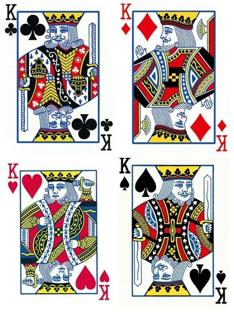 扑克牌老k表情包图片