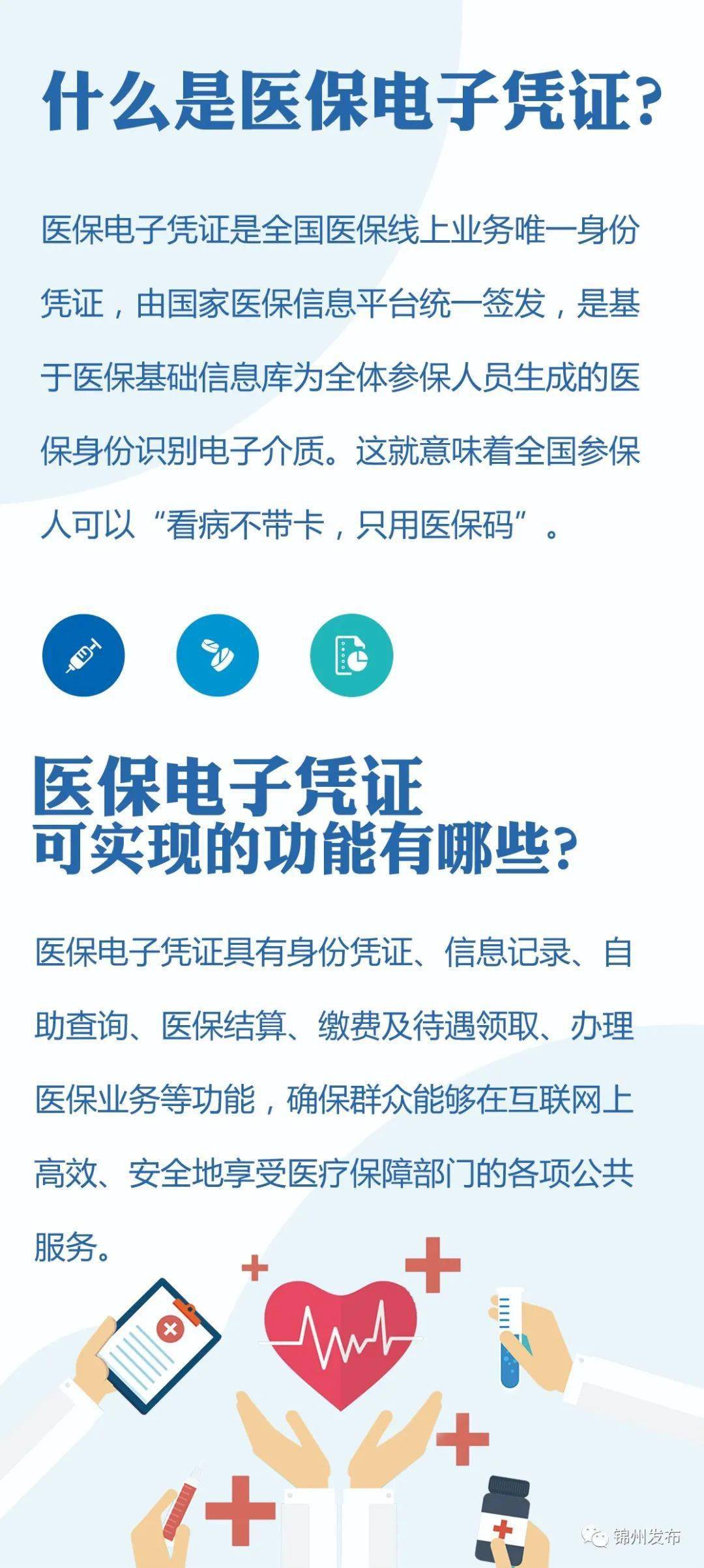 锦州通有了医保电子凭证