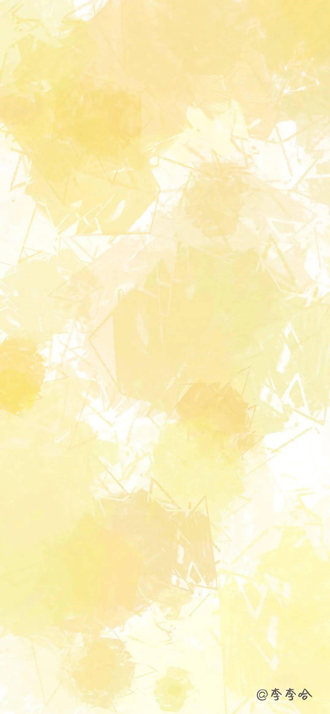 黄色系壁纸遇见你每天都是好心情