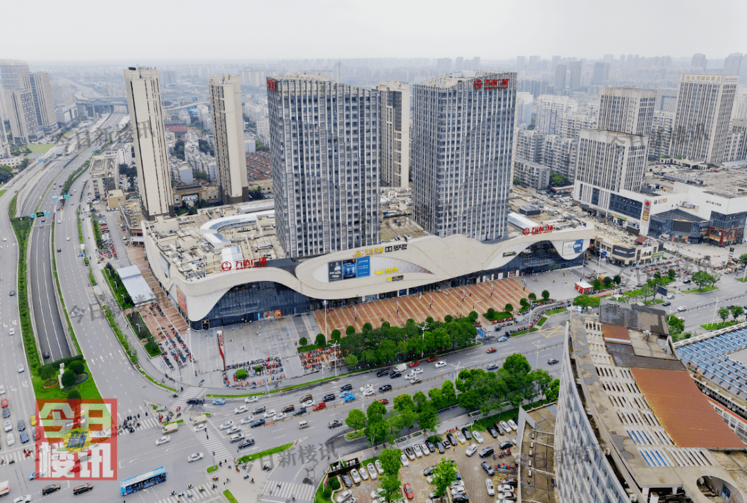 (扬州二城板块实景图)