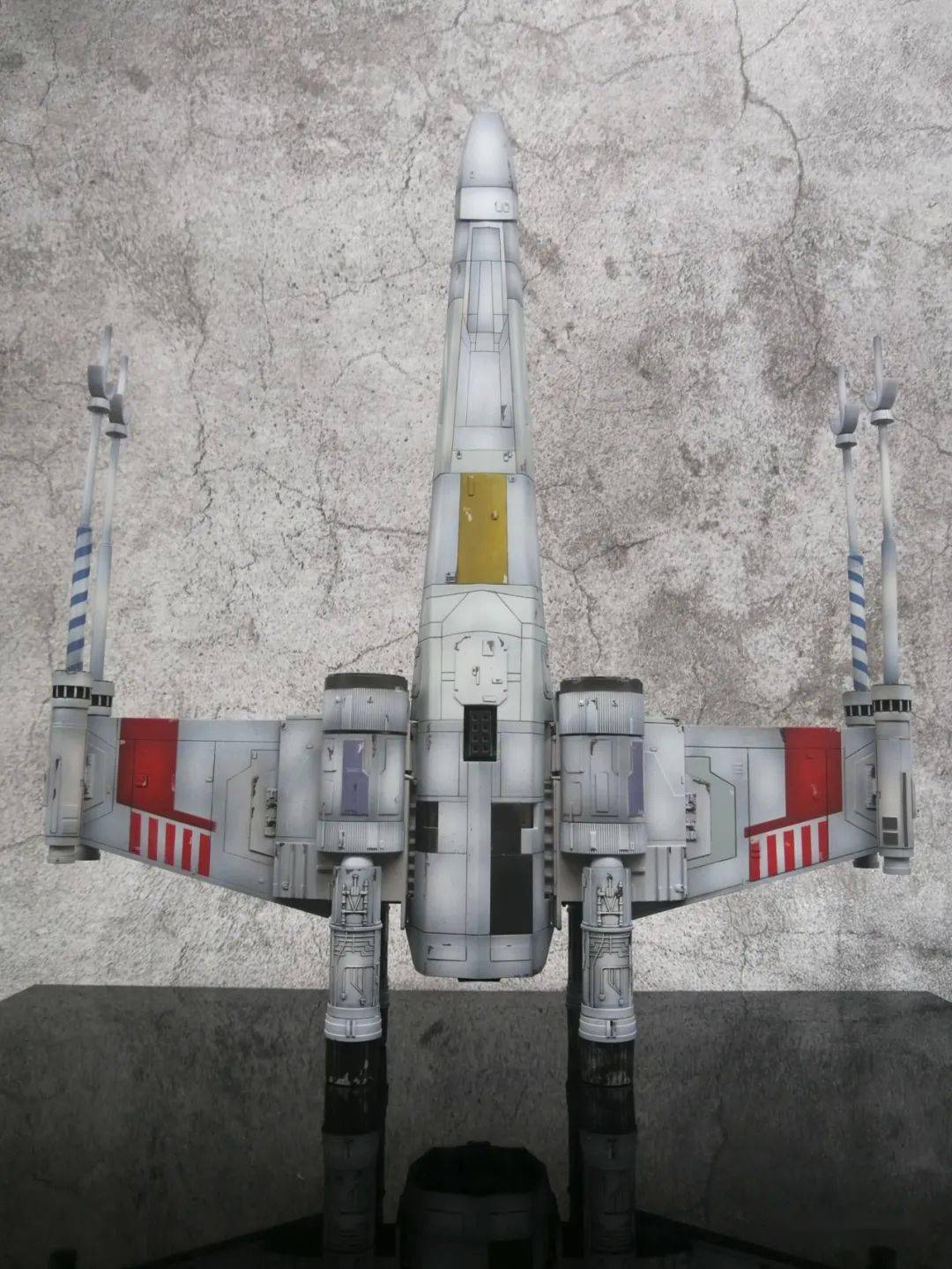 【喷涂代工范例】万代 星球大战 1/48 x翼战机