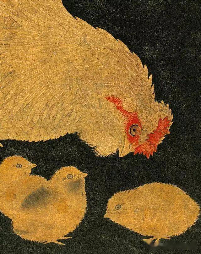 宋 佚名《子母鸡图》经典鉴赏_小品