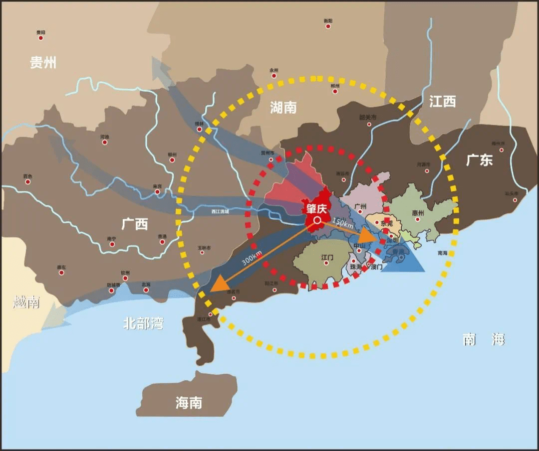 广东肇庆地图位置图片