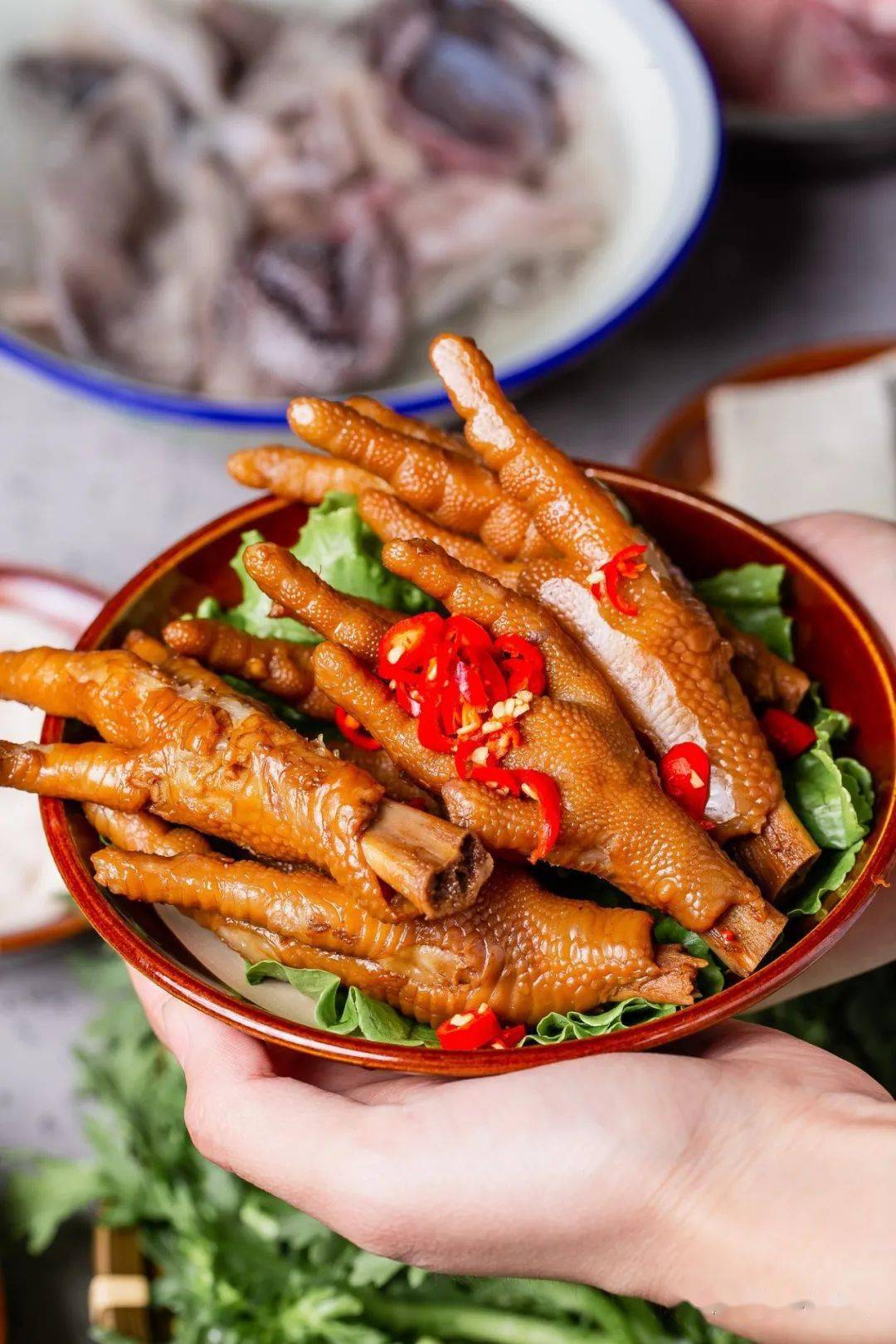 ②耙系列血毛肚是牛胃里最珍贵的部分,吃上去更加脆嫩.