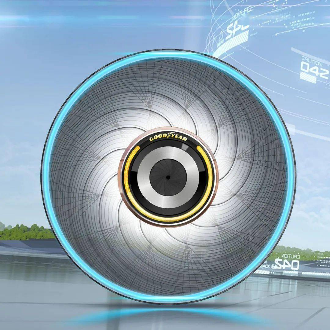 固特异发布焕新概念胶囊轮胎!胎面可智能再生和调整!