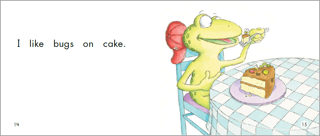 我喜欢披萨上的虫子.i like bugs on pizza.我喜欢面包上的虫子.