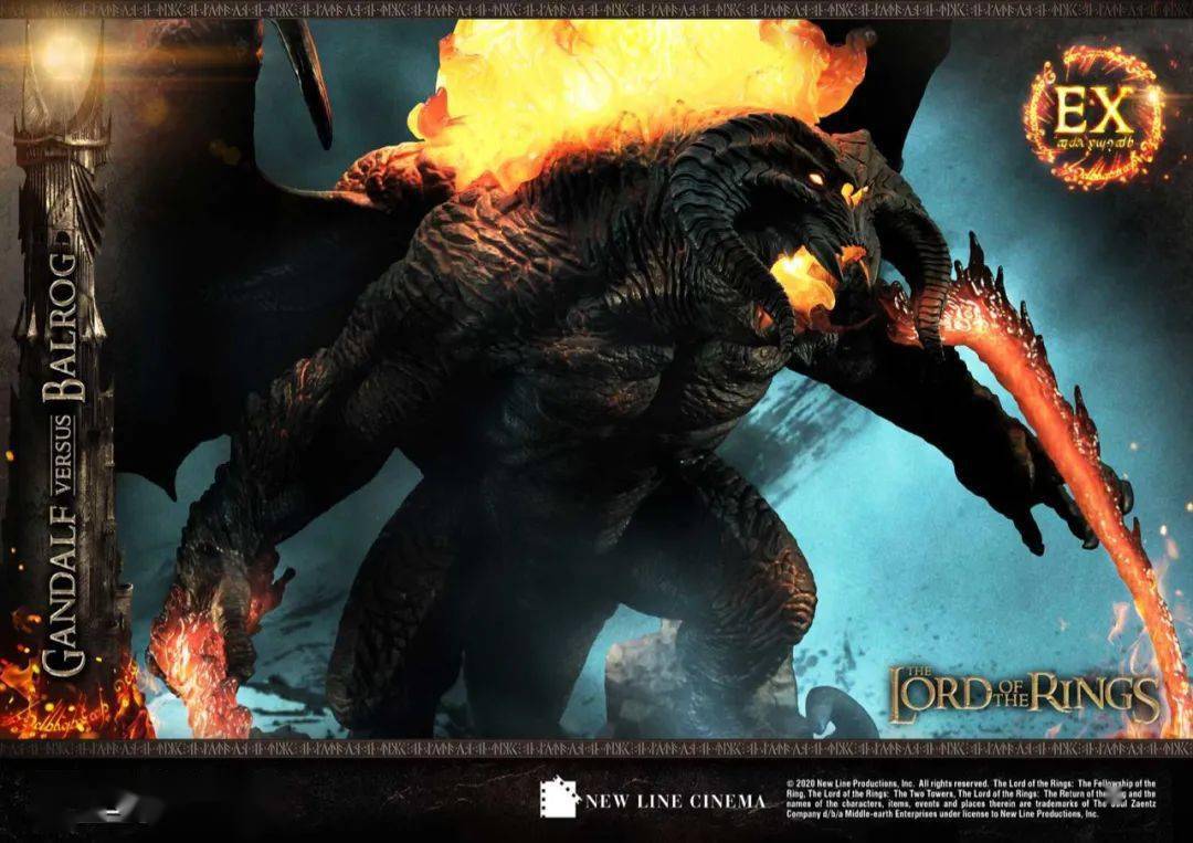 新品预定prime1studiopmlotr02ex指环王甘道夫vs炎魔