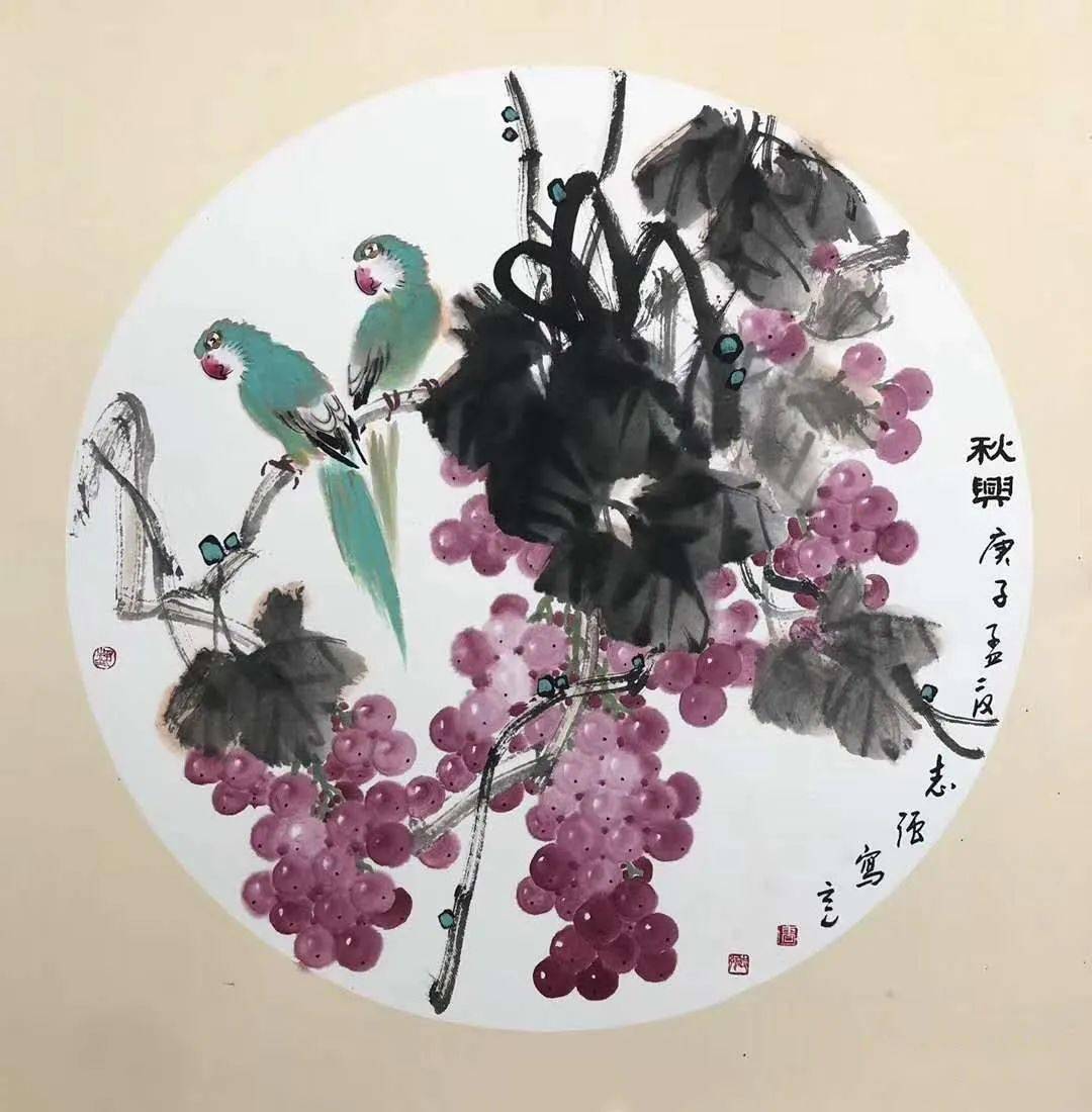 中国美术家协会会员曹志强先生小写意花鸟作品选