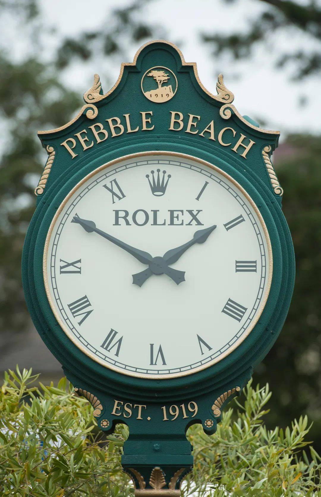 卵石湾高尔夫滨海球场的劳力士时钟,第119届美国公开赛