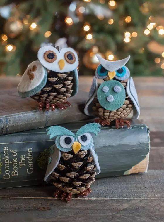 【松塔手工】松塔的100多种玩法,手工,环创,吊饰,植物角都有,真是捡