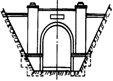 柱式洞门示意图图片