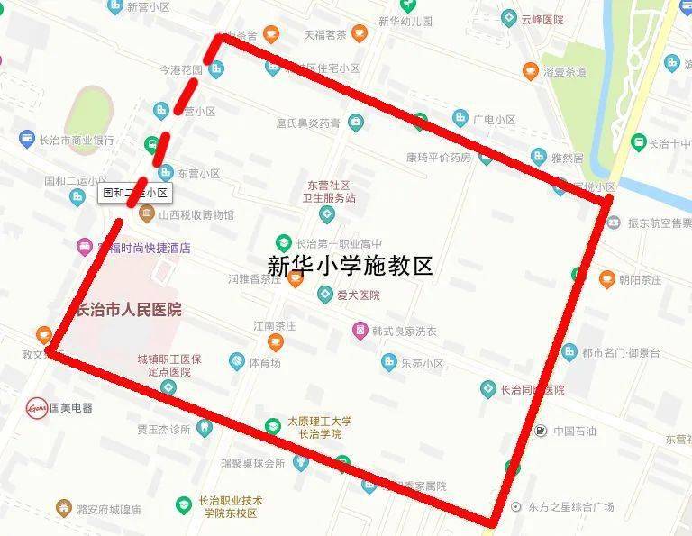 潞州区幼升小和小升初划分区域图出炉!_小学