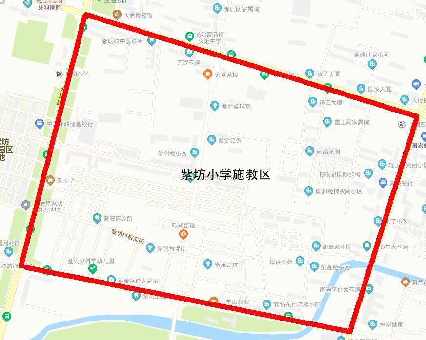 潞州区幼升小和小升初划分区域图出炉!