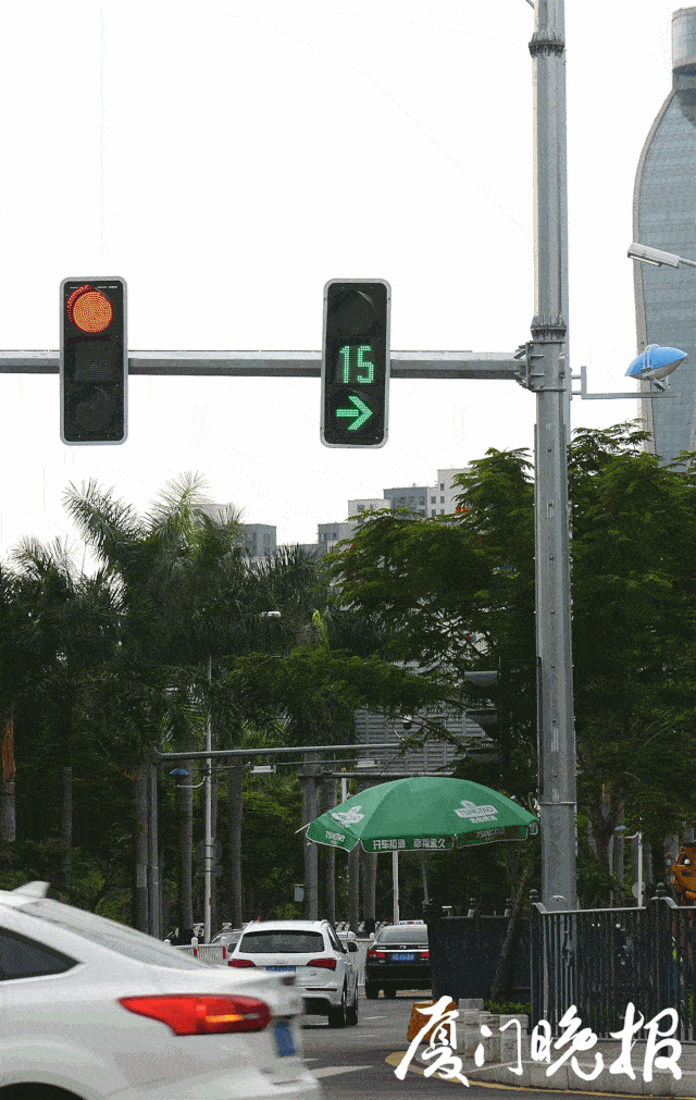 岛内这8个路口设有右转红绿灯,已有不少司机中招!