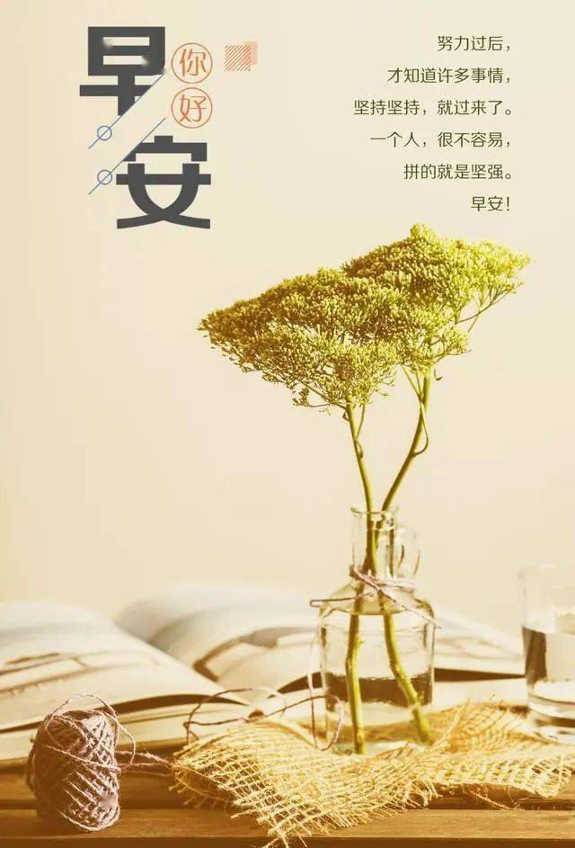 激励奋斗早安心语,早安语录努力说说,句句充满朝气