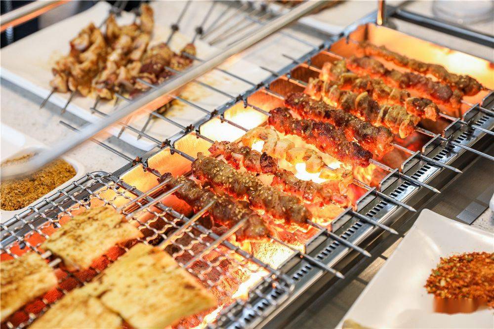 78元抢!价值173元「韩缘烧烤城」自动烧烤套餐!360°自动旋转烧烤,打