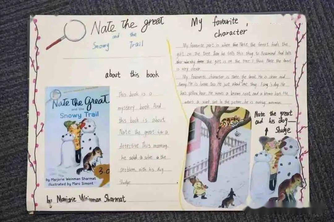 经典名著赏析后,学员制作的精美poster