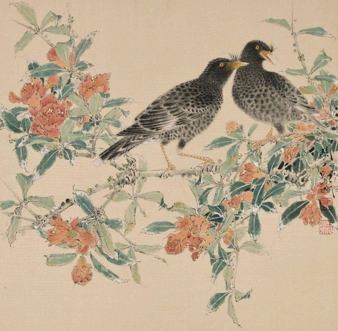 直播拍卖 | 清雅秀润-张贤明花鸟画艺术