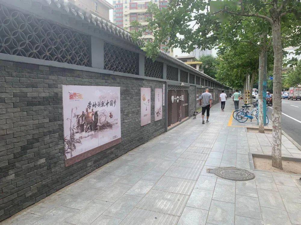 文化上墙 文明入心——西湖街道创建全国文明城市文化宣传墙有风格