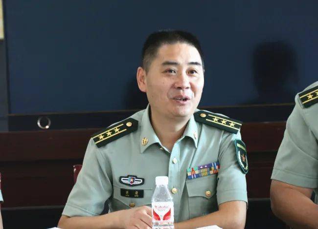 县人武部部长蒋清发言