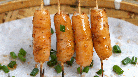 十足,虾滑鲜嫩多汁 千岛湖烤鱼片 千岛湖的清水鱼片也是必点 烤玉米粒