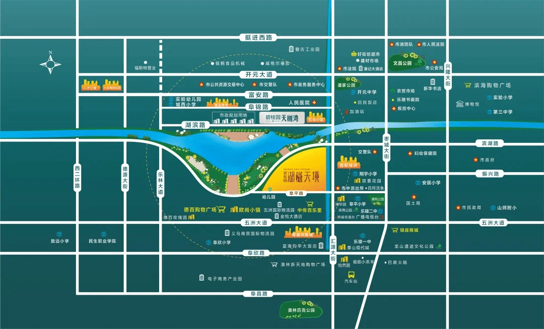 碧桂園湖樾天境 新城芯 公園畔 少數人的臨湖觀邸_樂陵