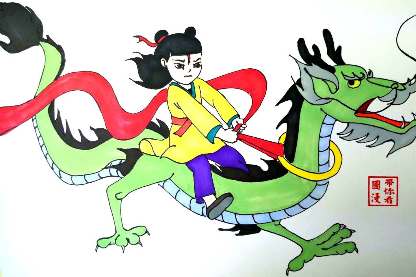 带你看国漫回忆杀手绘经典动画片哪吒闹海80后国产动漫回忆