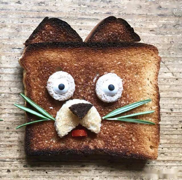 火遍ins的创意吐司有颜又有料网友这样的吐司我能吃十片