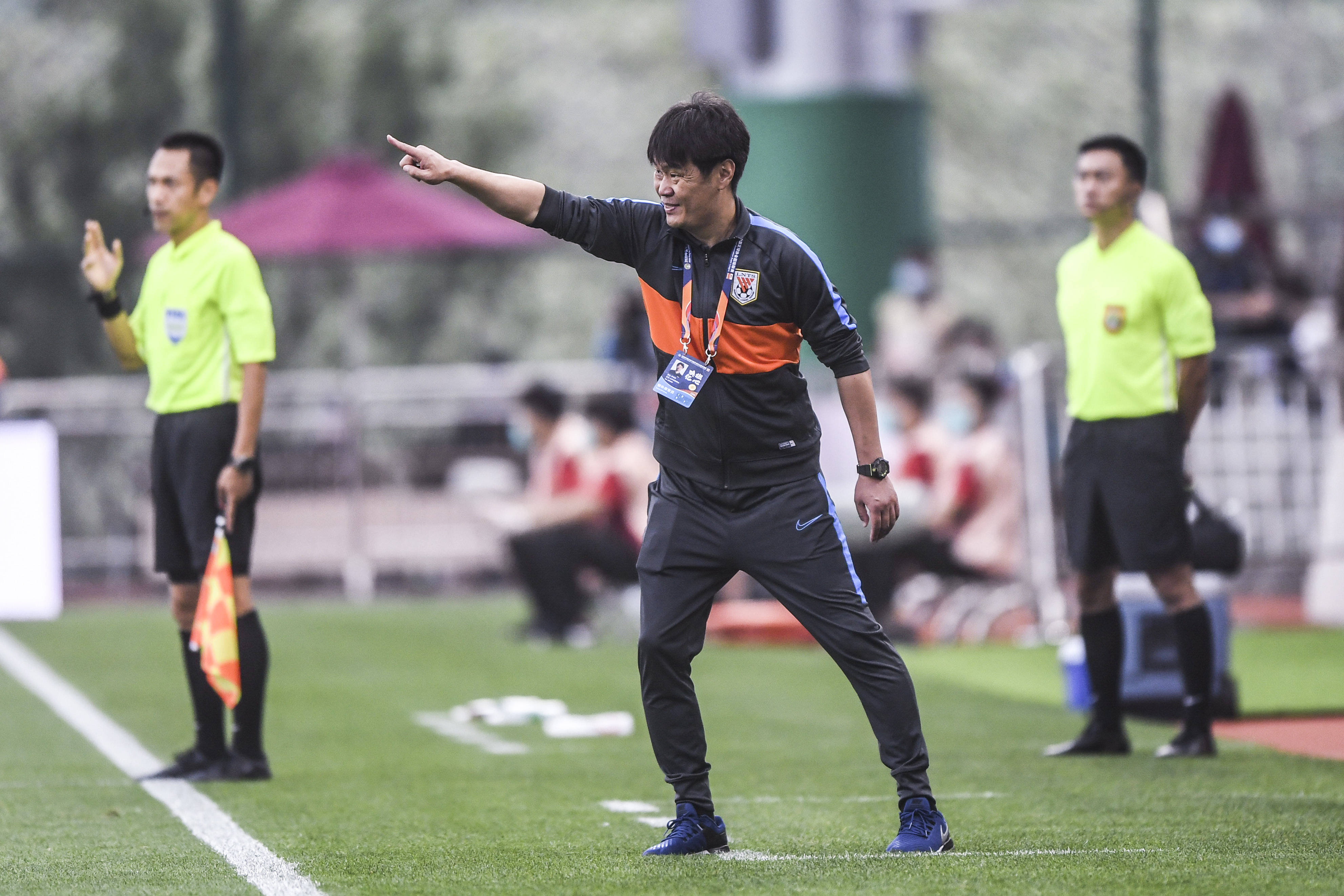 足球——中超:山东鲁能泰山队对阵上海绿地申花队_训练