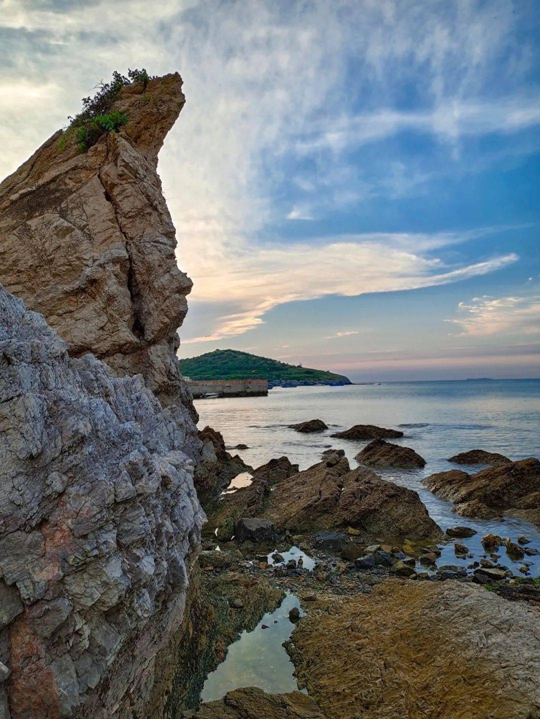 天上地下看大连渤海之滨大黑石风光