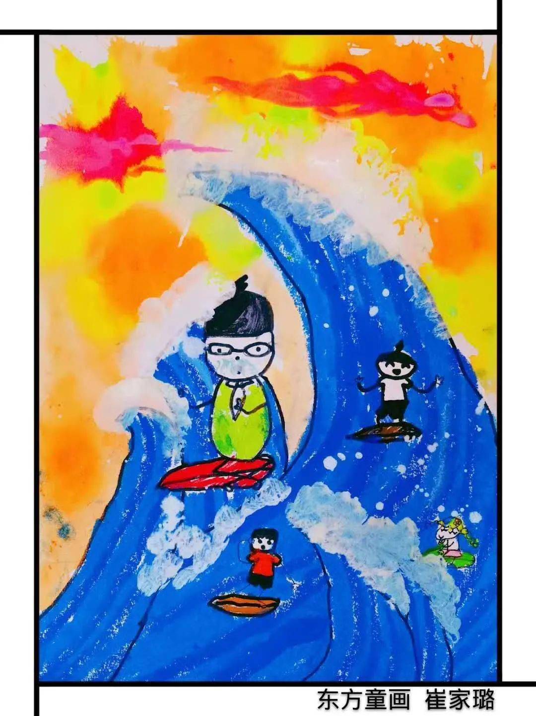 6岁女孩一幅画竟然用了20多种颜色,这个色彩搭配能力,连老师都不得不