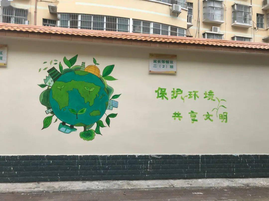 良庆区:墙壁涂鸦有创意,美丽彩绘助创城