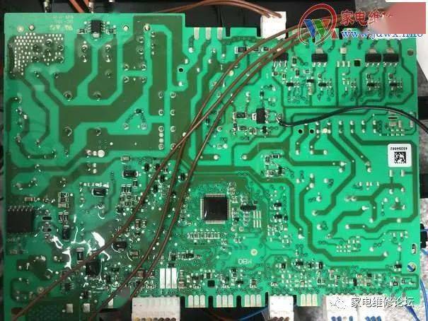 西门子滚筒洗衣机门锁响两声不工作故障维修