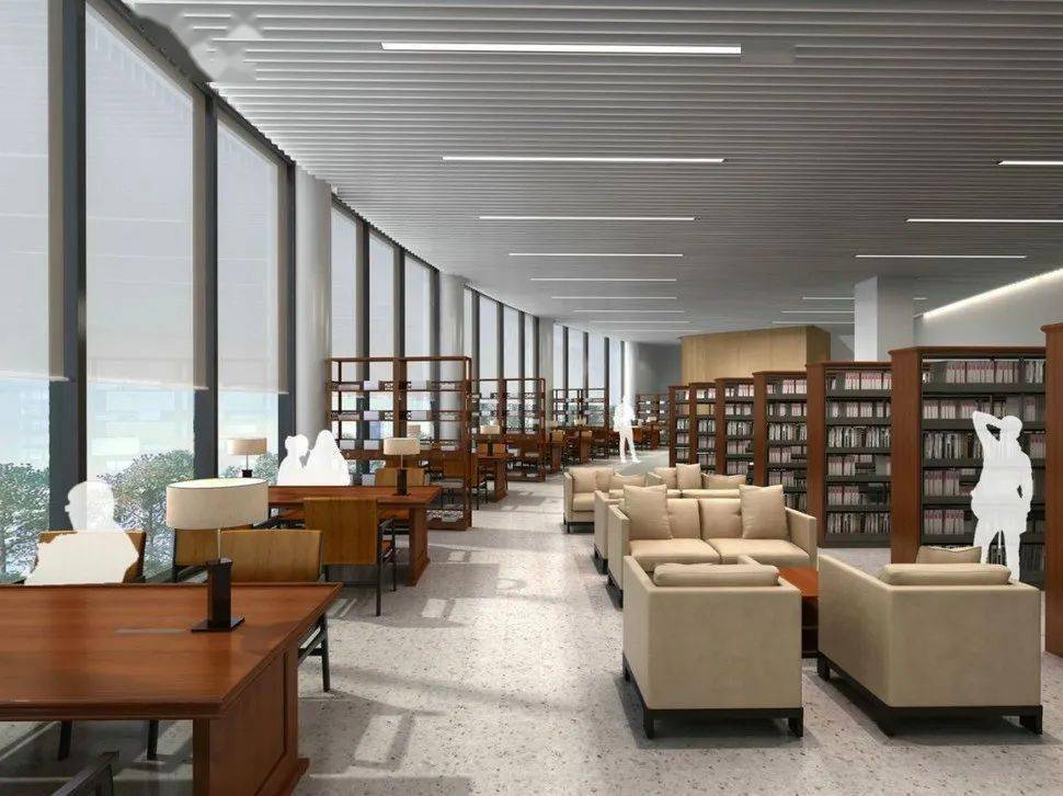 主要内容包括24小时自助图书馆,多功能报告厅,展厅,设贵宾接待室,影音