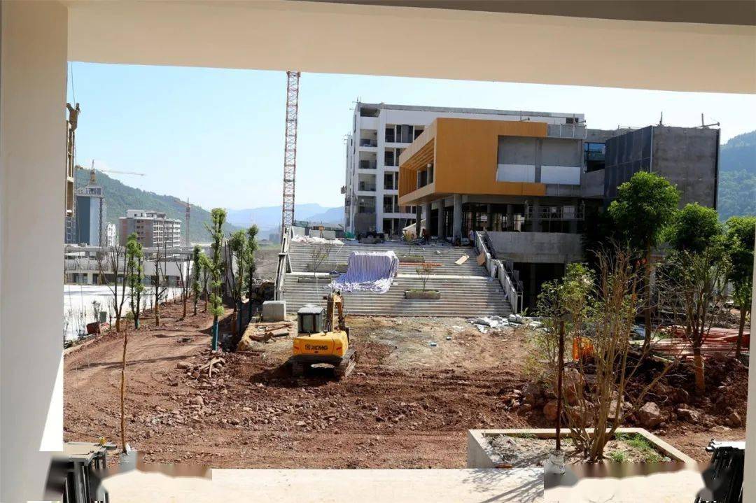 内部装修完成九成云阳黄石实验中学9月1日正式开学