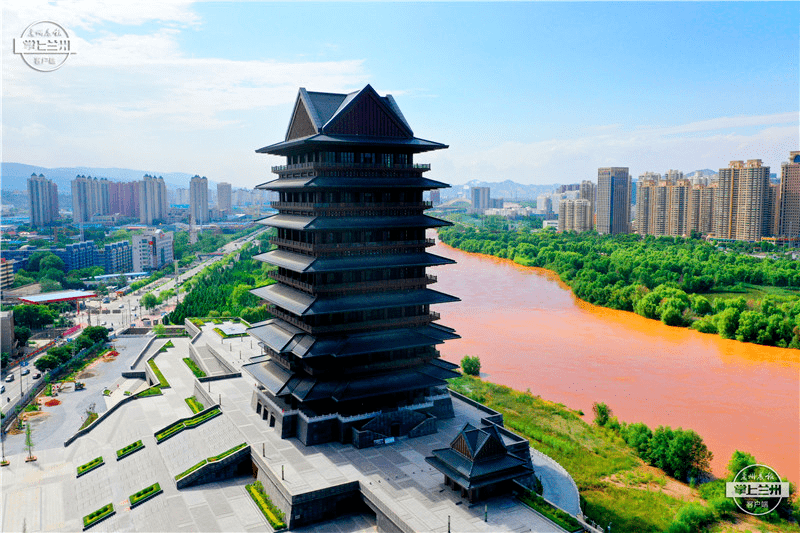 黄河楼上看黄河……_兰州