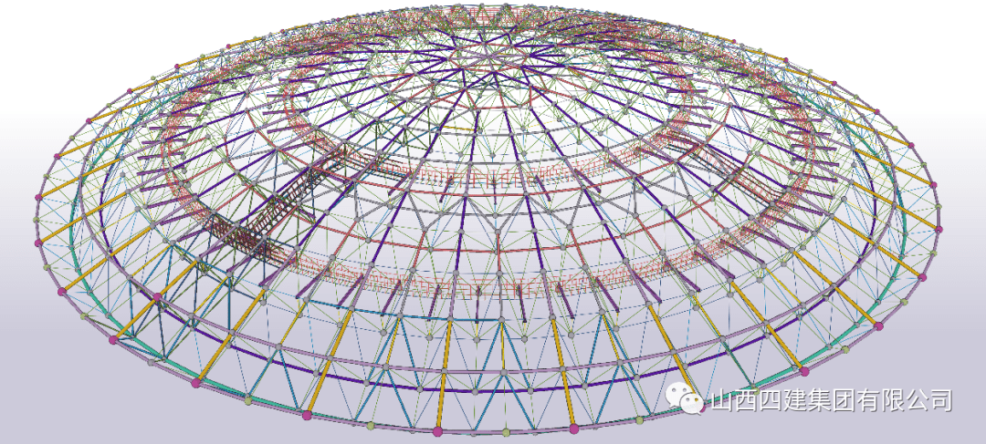 山西建投四建集团定襄县"六馆一院"项目全民健身活动中心双层凯威特形