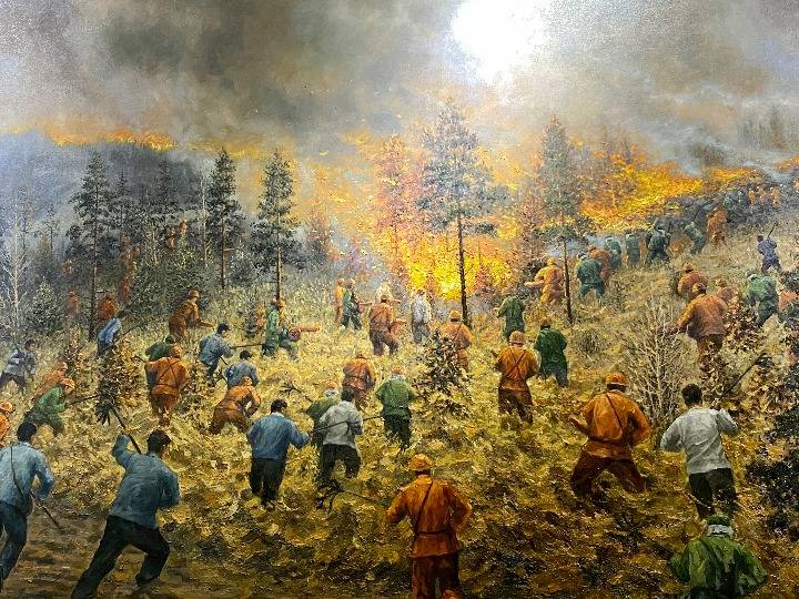 聆听火的教训走进大兴安岭五六火灾纪念馆