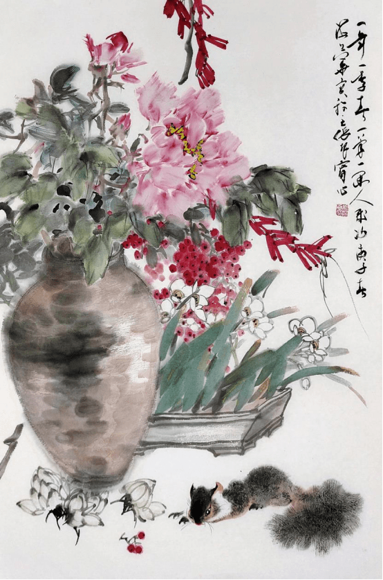 栩栩如生|张根宝 写意松鼠图赏析