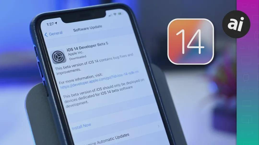 蘋果最新推送ios14beta5果粉們又可以愉快地吃雞了