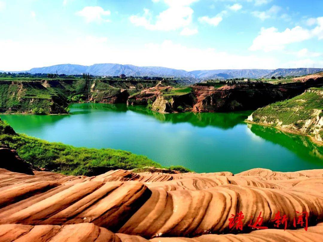 靖边:雨后丹霞亮出最美容颜!