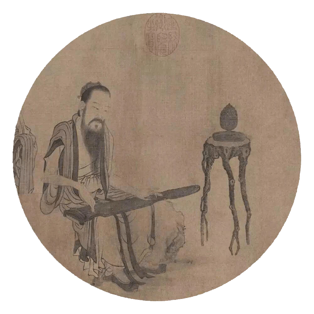 抚琴图》ancient books琴之古籍[东汉] 蔡邕 《琴操》[三国曹魏] 嵇康