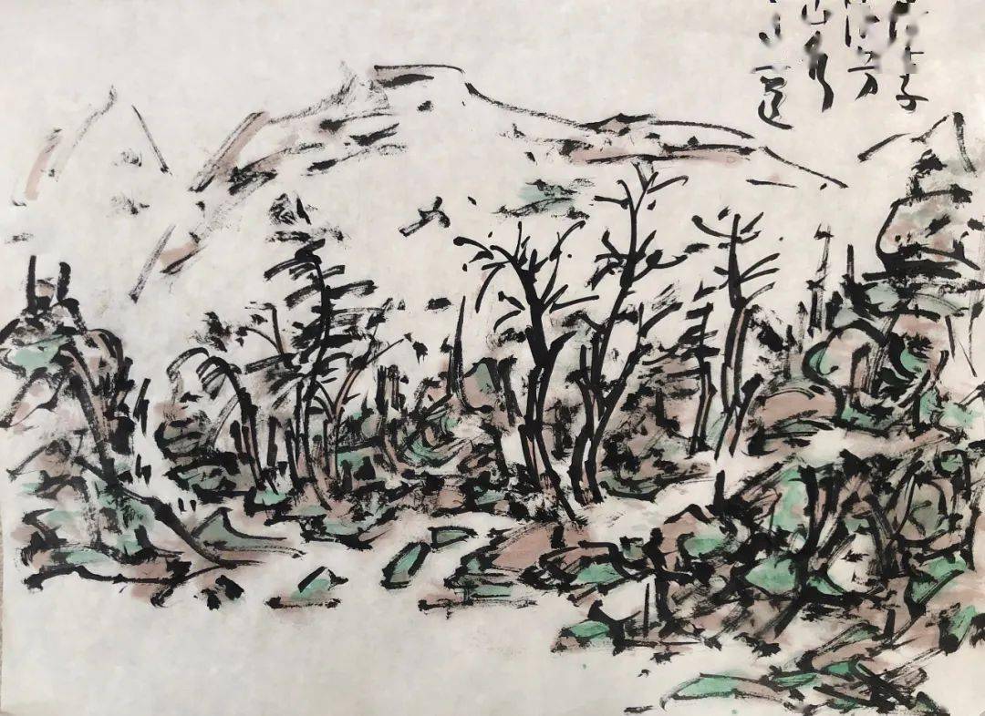 书画家影像网秃笔三千铁砚磨穿初中海论中国画之临摹