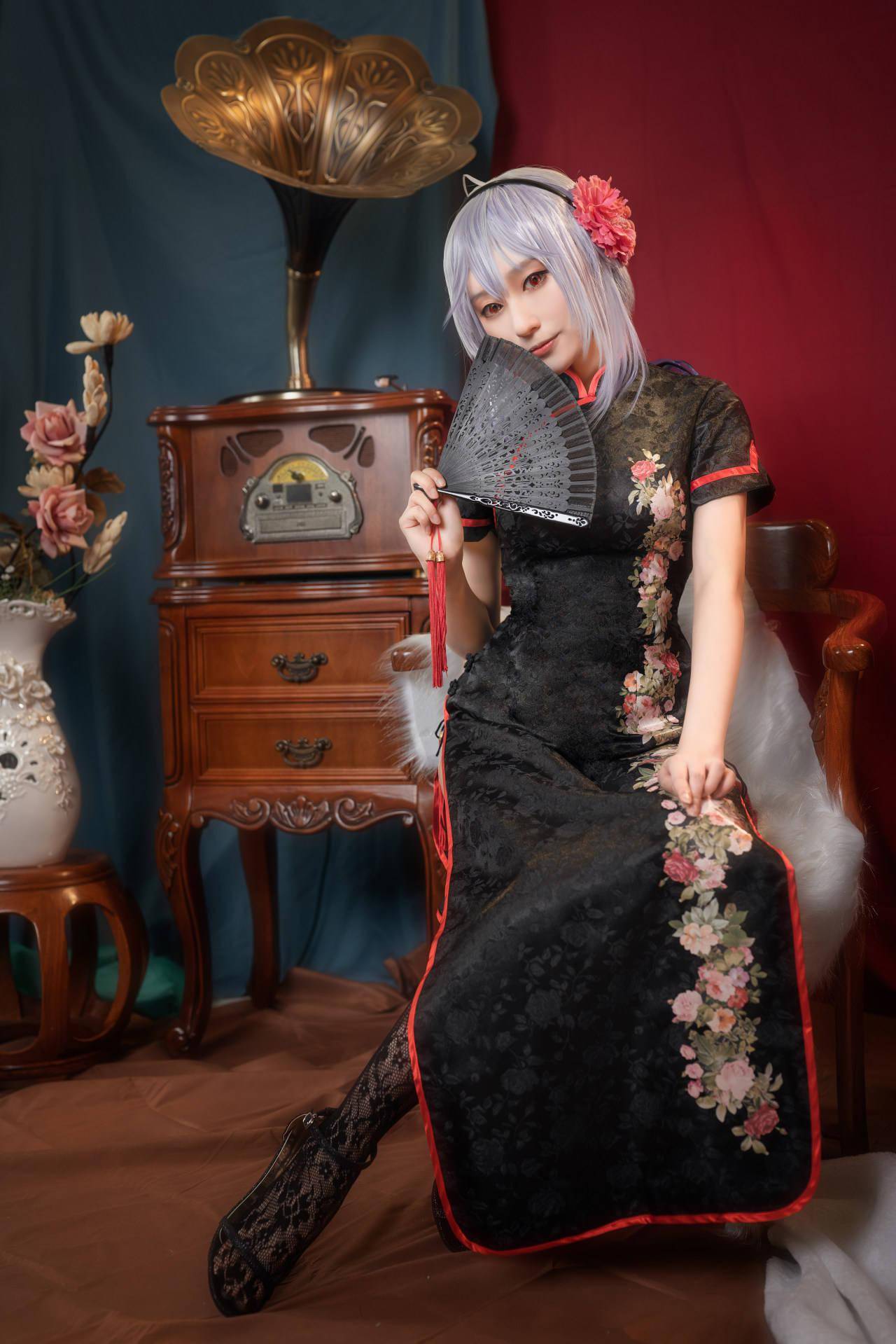 弱音旗袍cosplay初音未来