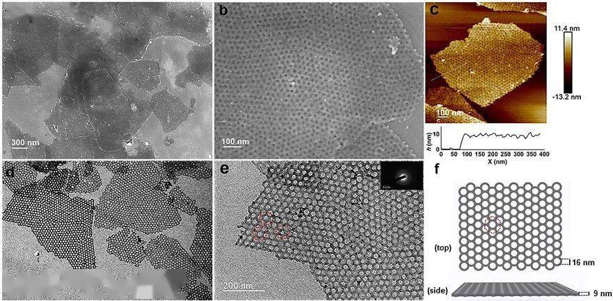 【纳米】二维有序介孔金属-有机纳米网的通用构建_材料